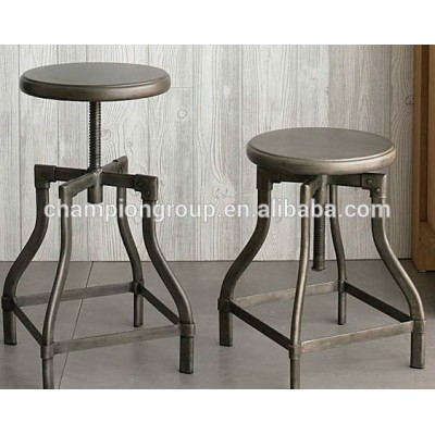 Turner bar stool wholesale, industrial chair gunmetal finish MX-0282