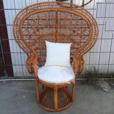 Colorful Real Wicker Peacock rattan Chair from Australia Design